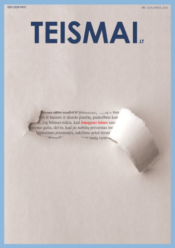 Pristatome naująjį TEISMAI.LT numerį, skirtą žmogaus teisių tematikai