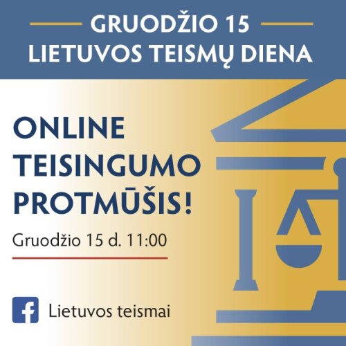 Online TEISINGUMO PROTMŪŠIS