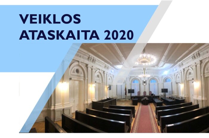 Vilniaus apygardos teismas pristato 2020-ųjų metų veiklos apžvalgą