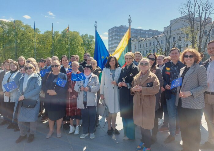 Vilniaus apygardos teismo darbuotojai minėjo Europos dieną