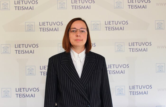 Paskirta Civilinių bylų skyriaus pirmininkė